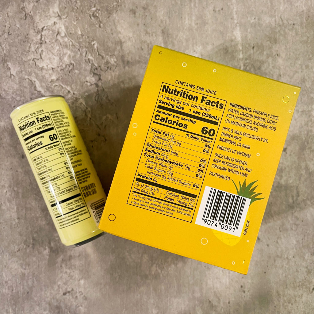 トレジョパイナップルジュース5