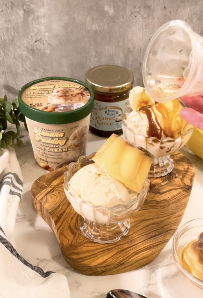 トレーダージョーズバナナプリンアイスクリーム