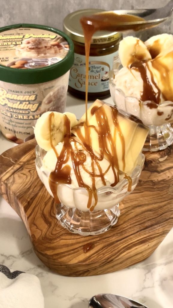 トレーダージョーズバナナプリンアイスクリーム