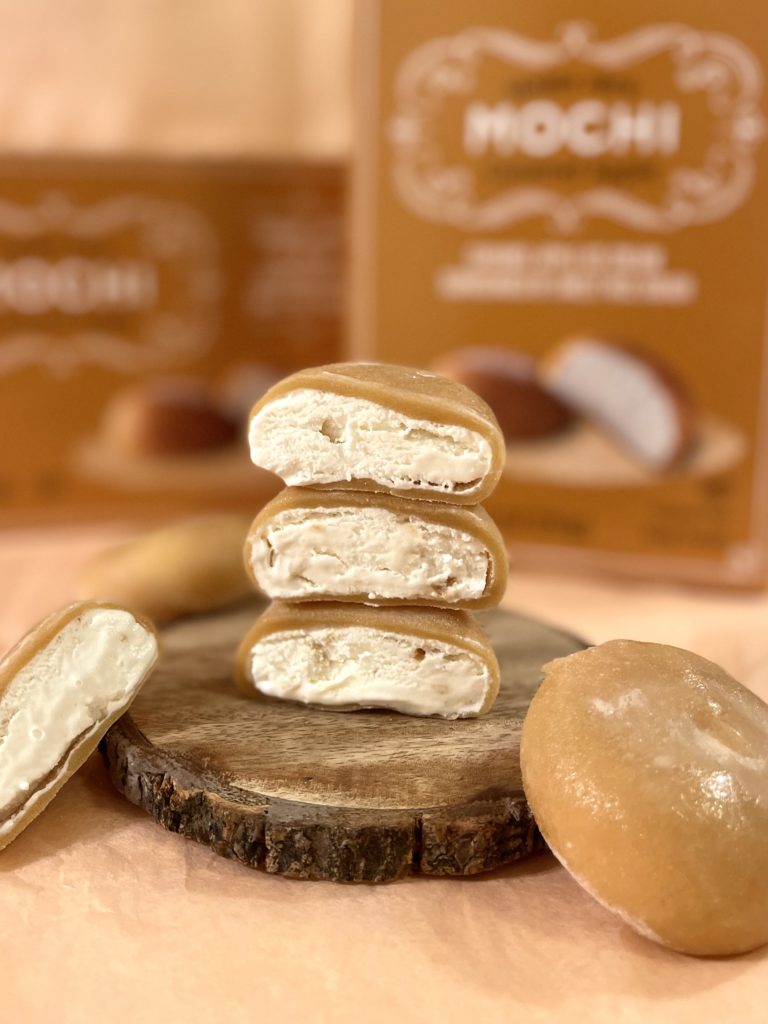 トレーダージョーズキャラメルアップルモチアイス