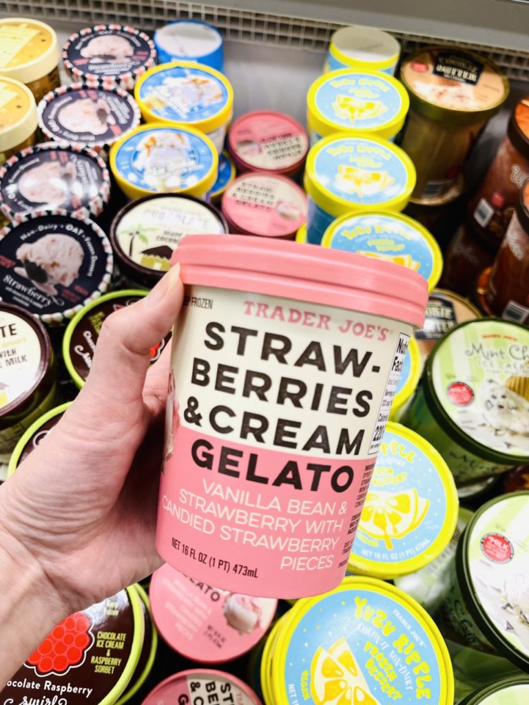 トレジョストロベリークリームジェラート