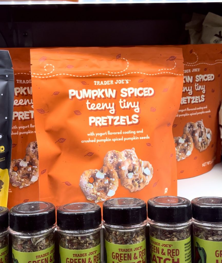 トレジョパンプキンスパイスプレッツェル