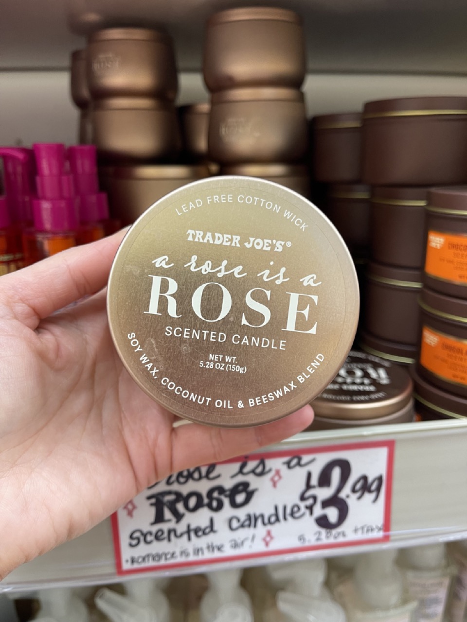 トレジョローズキャンドル